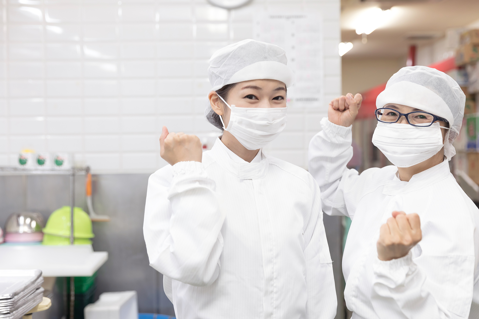 パートさん欠員補充につき募集！学校給食用ご飯の計量をするライン作...